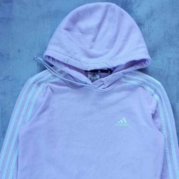 Adidas Pink/White Essential Sweater - Picture 3 of 5